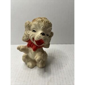 Arrow Rubber Edward Mobley Squeaky Dog Sitting Pretty Puppy 1958 Vintage